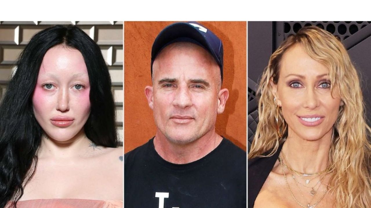 Tish Cyrus, Noah Cyrus y Dominic Purcell
