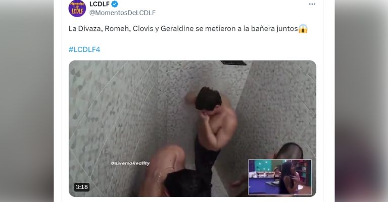 Geraldine Bazán impacta al aceptar bañarse con Clovis Nienow y el Team Tierra en La Casa de los Famosos