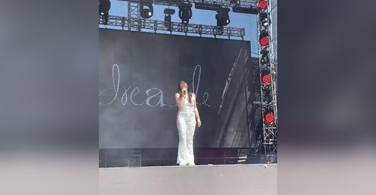 Andrea Ele, ganadora de la Voz México expone que nadie la vio en el festival Pal Norte