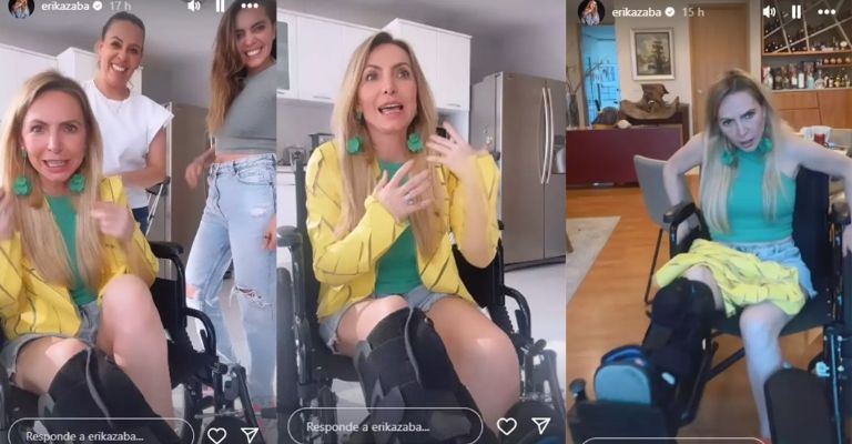 Erika Zaba sufre terrible accidente al esquiar y es hospitalizada
