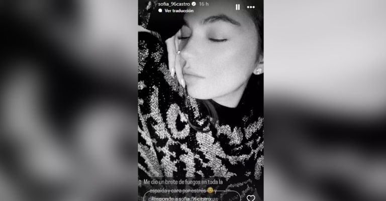 Sofía Castro hace dura confesión a poco de casarse