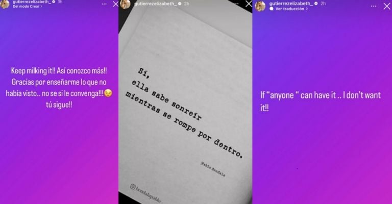 Samadhi Zendejas probaría infidelidad con William Levy y Elizabeth Gutiérrez le envía mensaje