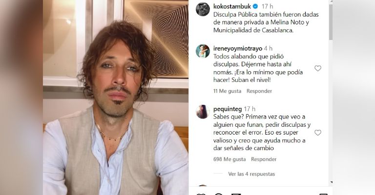Koko Stambuk, el ex de Maite Perroni, reconoce acoso ofrece disculpas a mujer