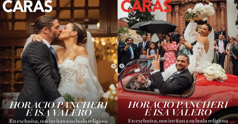 Horacio Pancheri e Isa Valero se unen en matrimonio y presumen VIDEOS del feliz momento