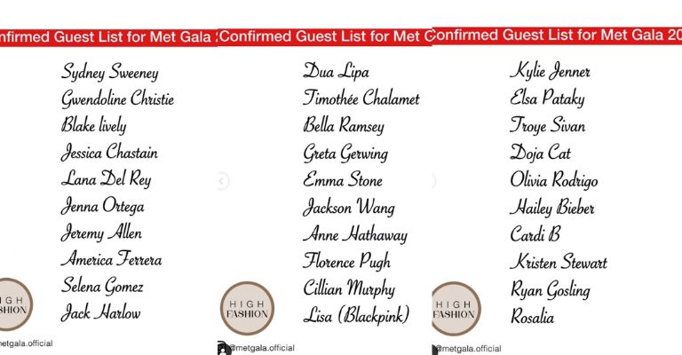 Met Gala 2024 tendrá a Taylor Swift, Bad Bunny y más según la lista de invitados al evento