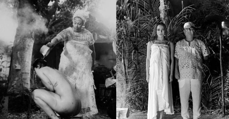 Anitta portó un vestido blanco para la ceremonia