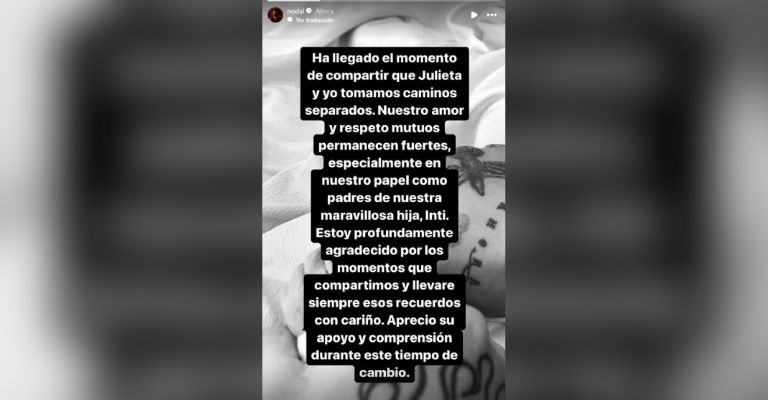Christian Nodal anuncia su separación de Cazzu