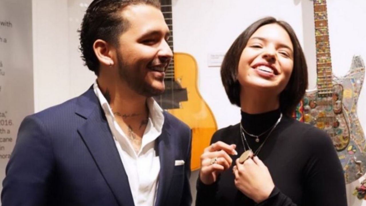 Christian Nodal y Ángela Aguilar se van de viaje a Italia