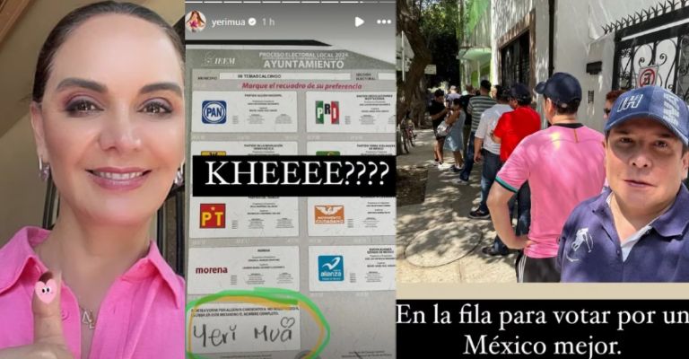 Pedro Sola, Maribel Guardia y más famosos comparten que ya emitieron su voto en estas Elecciones de México 2024