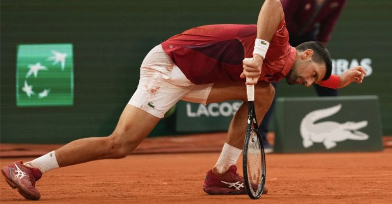 La lesión en la rodilla lo dejó fuera de Roland Garros