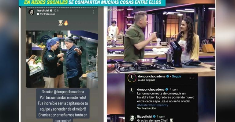 Litzy saldría con el Chef Poncho tras caer enamorados en MasterChef Celebrity