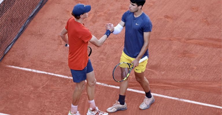 Una gran batalla brindaron ambos tenistas