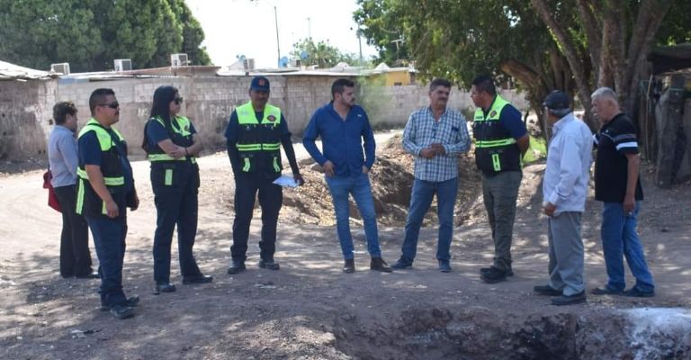Las dependencias municipales se sumaron al recorrido de Protección Civil