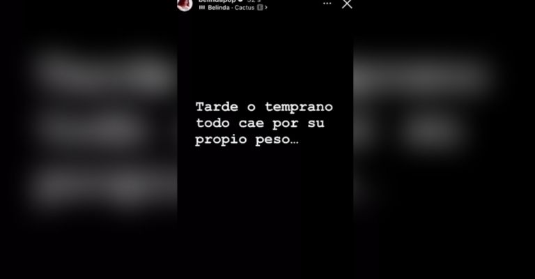 Belinda manda mensaje tras relación de Ángela Aguilar y Christian Nodal