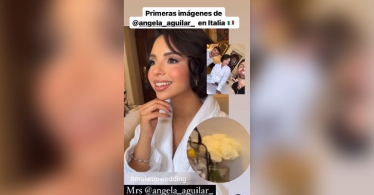 Ángela Aguilar y Christian Nodal llegarían al altar y video de maquillista lo probaría