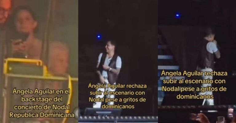 Ángela Aguilar despreciaría a Christian Nodal ante miles en concierto