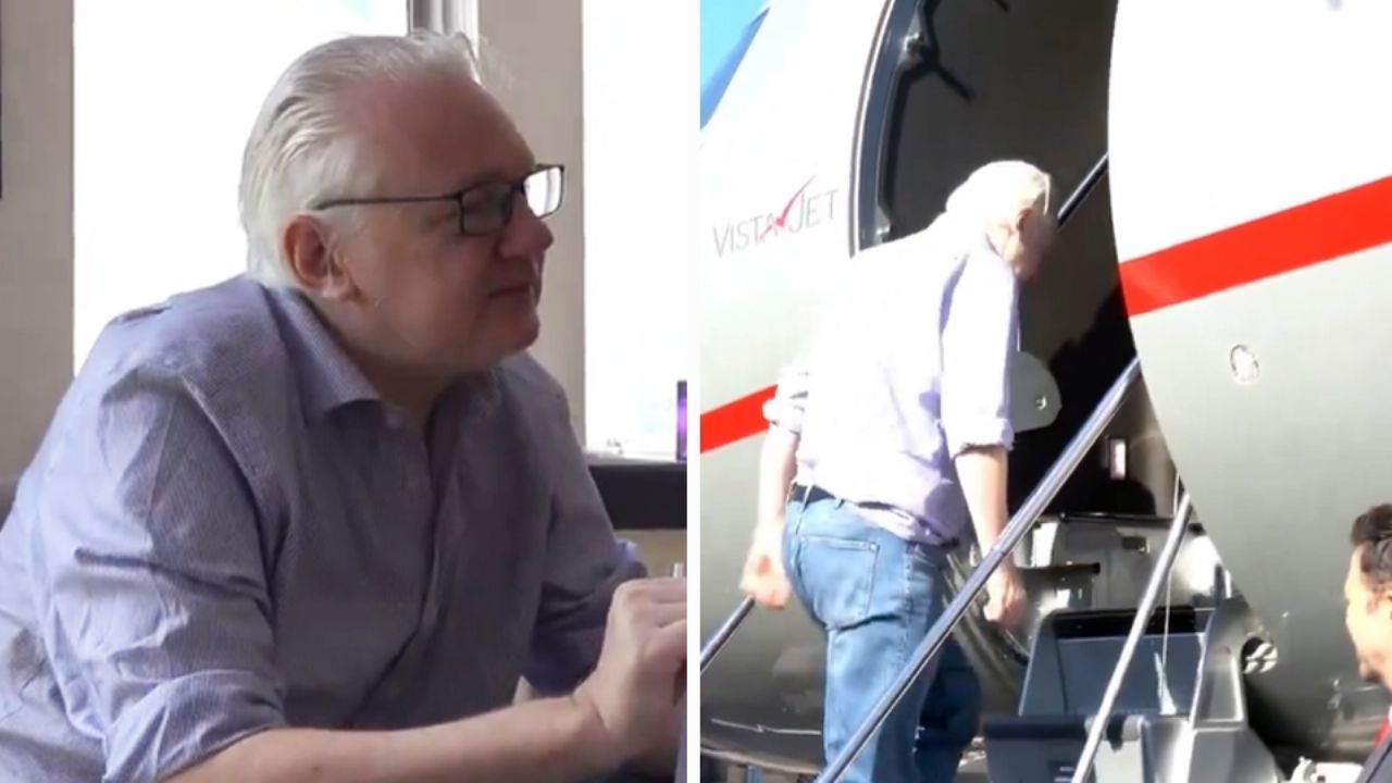 Julian Assange fue liberado el lunes 24 de junio. Foto: Internet