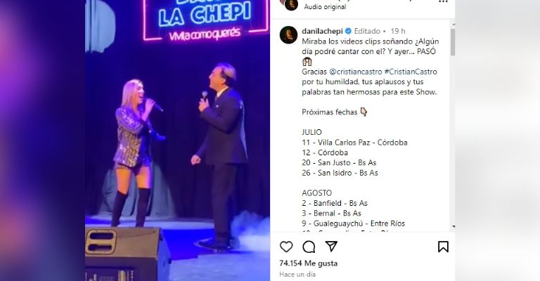 Cristian Castro volvería a presentar nueva pareja a días de terminar con Ingrid Wagner