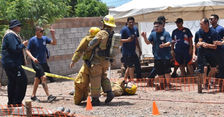 El Departamento de Bomberos Navojoa obtuvo el primer lugar en la competencia 'Rally para Bombero'