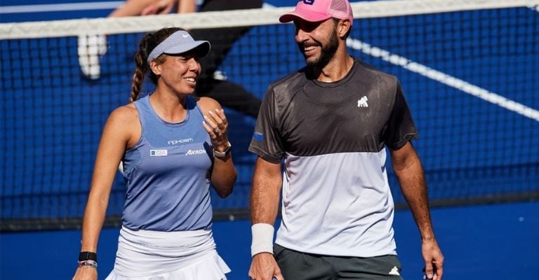 La pareja supo acoplarse muy bien durante el torneo