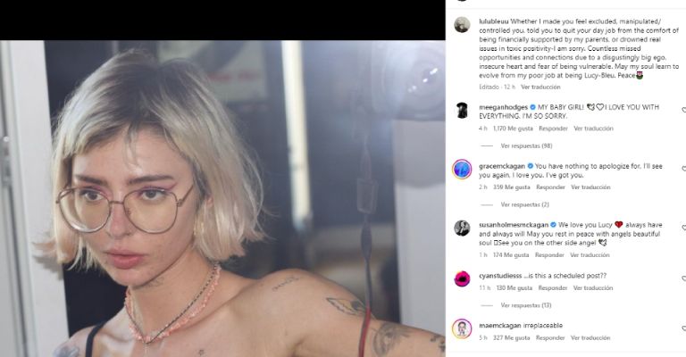 Slash anuncia muerte de su hijastra, Lucy-Bleu Knight