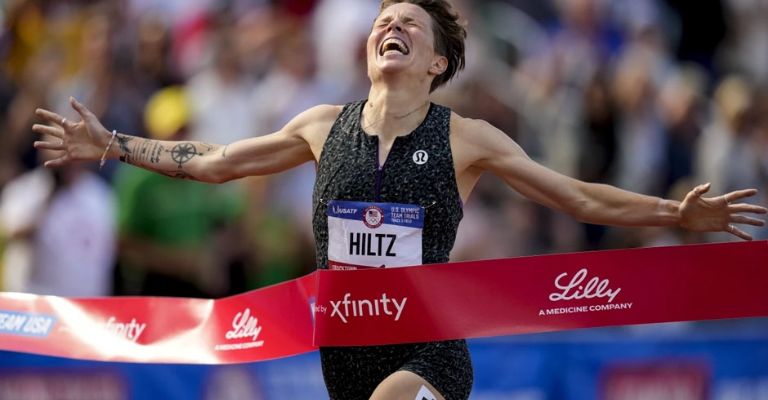Nikki Hiltz es atleta no binaria de Estados Unidos