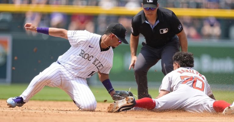 Boston fue apaleado por Colorado en el juego del miércoles