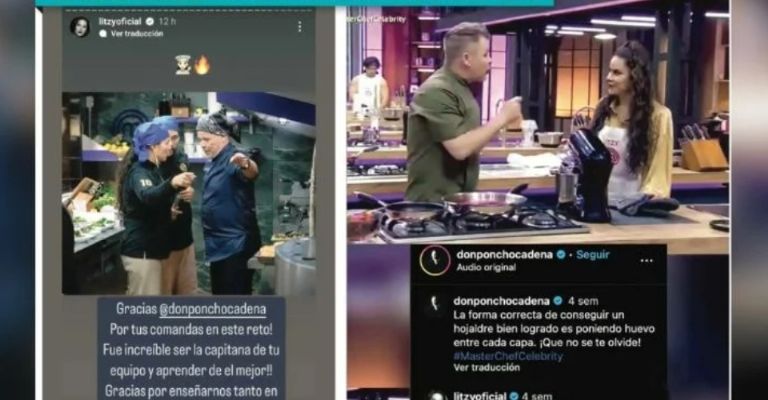 Ricardo Peralta exhibe el romance de Litzy con Poncho de MasterChef Celebrity