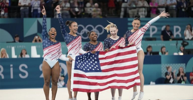 Las estadounidenses brillaron con su técnica