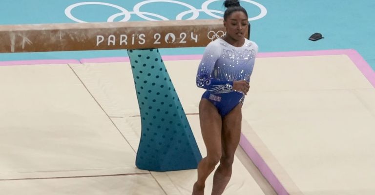 Ella sabe que falló en su rutina, y lo reconoce