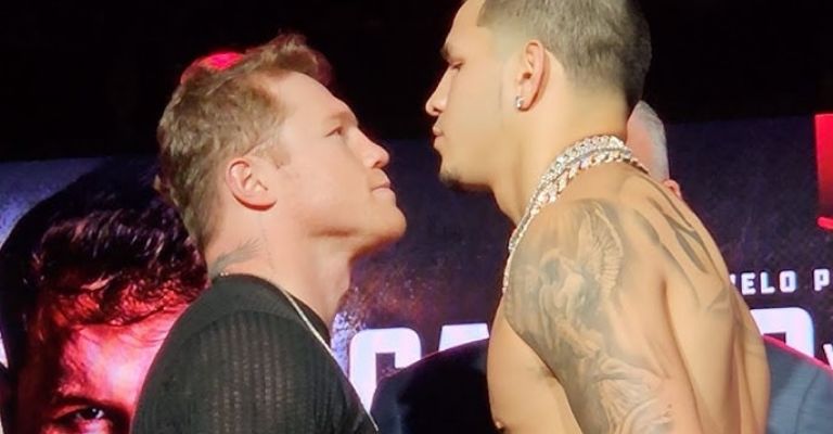 Canelo y Berlanga cara a cara