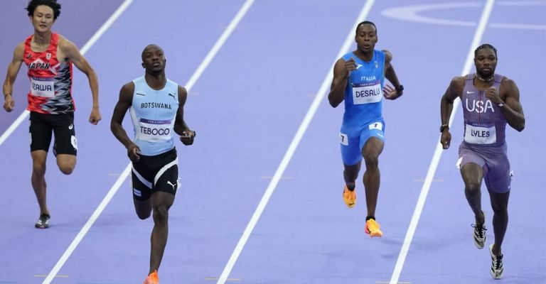 Tebogo no tuvo rival sobre la pista