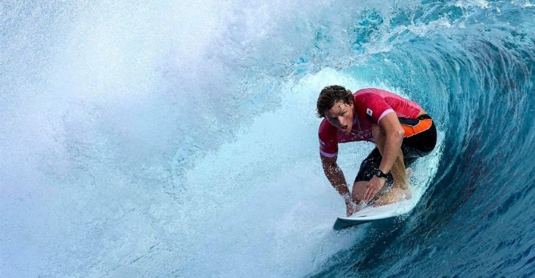 En cada ola, Cleland mostró su calidad