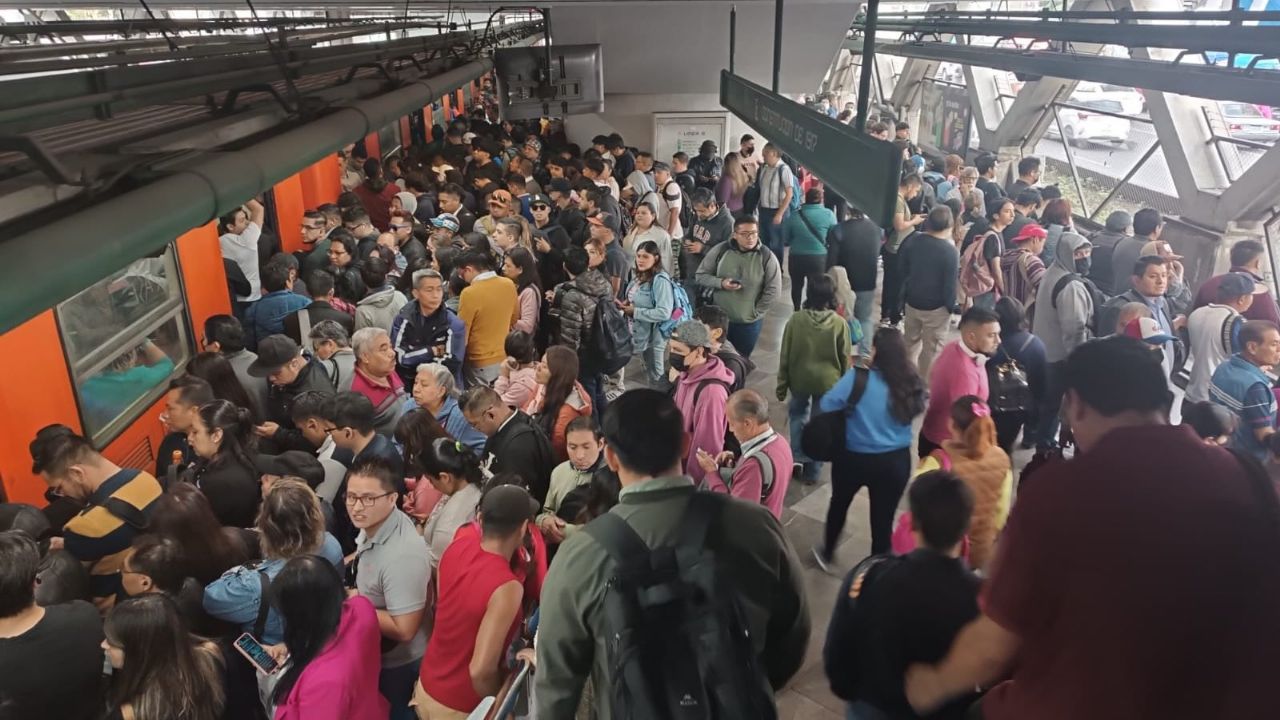 Conflicto en la Línea 7 del Metro de la CDMX se vuelve viral