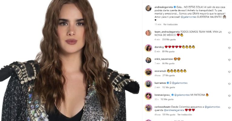 Andrea Legarreta apoya a Gala Montes y explica es mejor que Adrián Marcelo no esté en La Casa de los Famosos México