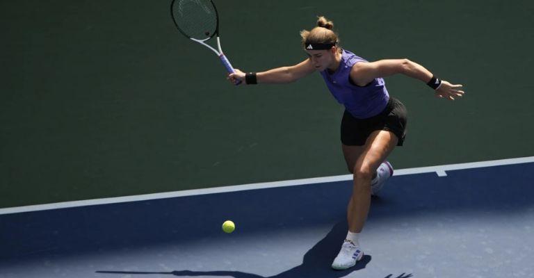 La checa brindó una gran demostración de tenis