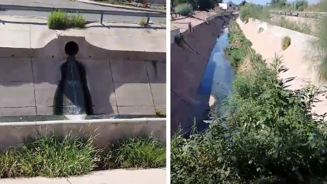 Vecinos de Tierra Blanca en Navojoa denuncian descarga de aguas negras al aire libre