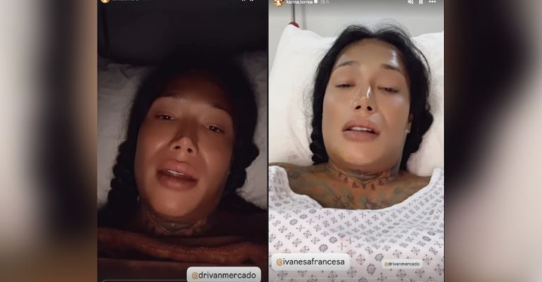Karina Torres es hospitalizada y sometida a cirugía