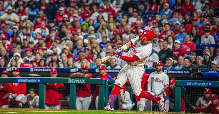 Schwarber se fue pa´ la calle ante los Cubs