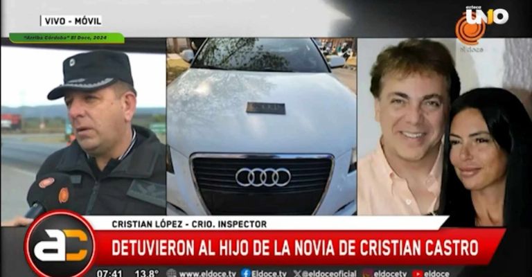 Cristian Castro en polémica por arresto de hijo de Mariela Sánchez en estado de ebriedad
