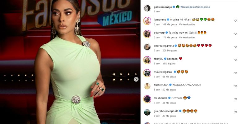 Galilea Montijo y sus mejores looks de La Casa de los Famosos México