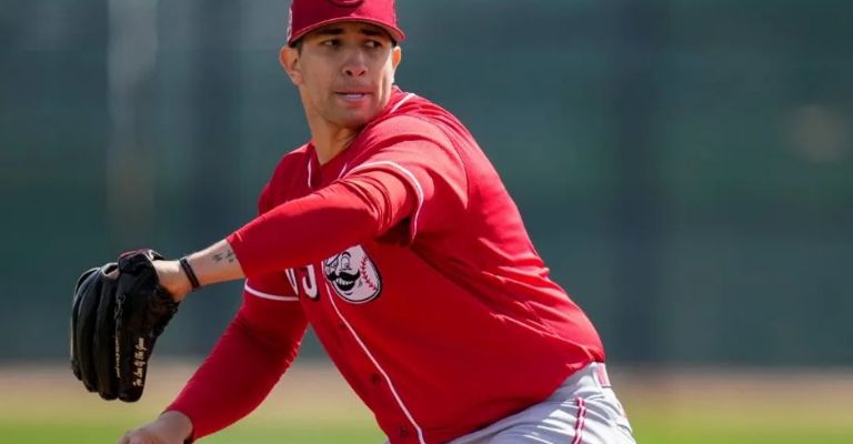Su última franela en MLB fue la de Cincinnati
