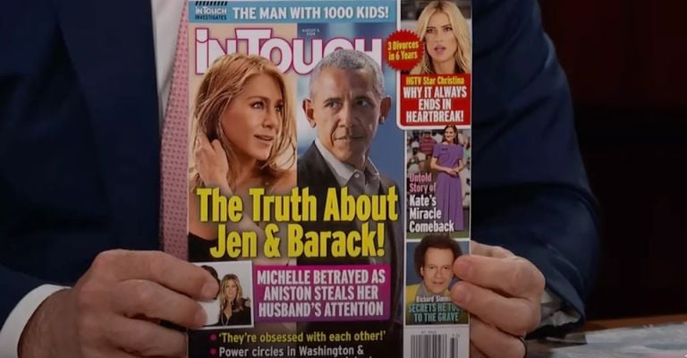 Jennifer Aniston afirma que no tuvo amorío con Barack Obama, expresidente de Estados Unidos