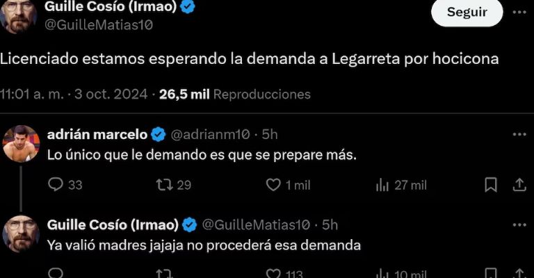 Adrián Marcelo humilla a Andrea Legarreta y pide se prepare mejor