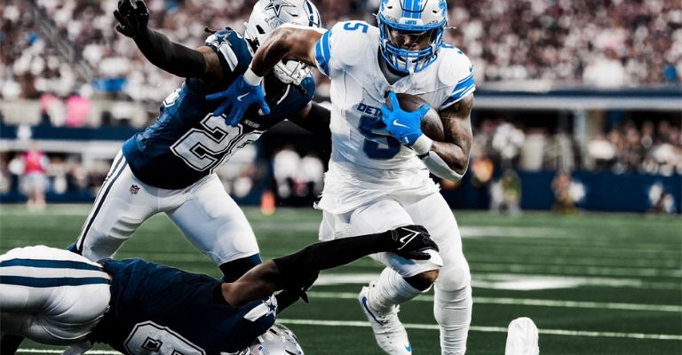 Montgomery suma yardas en contra de los Cowboys