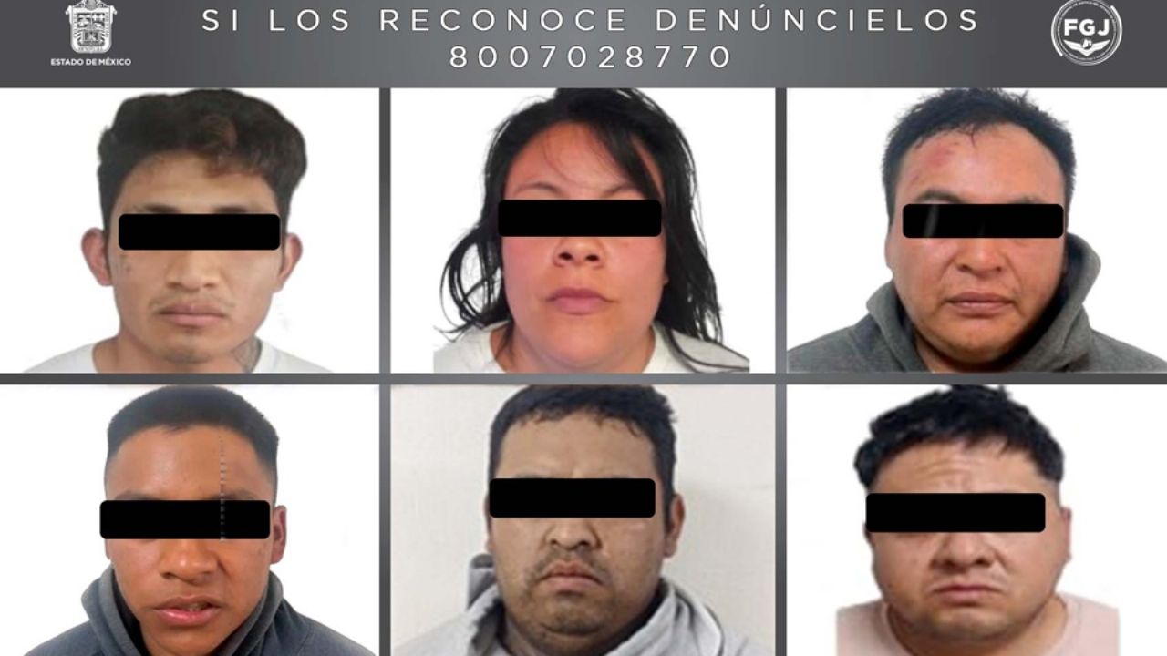 Arrestan a seis miembros de célula criminal en Edomex; están acusados de asesinato