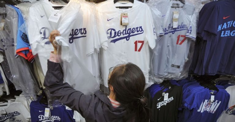 Los artículos de Dodgers y Ohtani son los más vendidos
