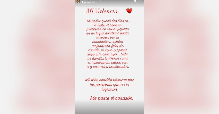 Candela Márquez vive tragedia por inundaciones de Valencia en medio de su romance con Alejandro Sanz