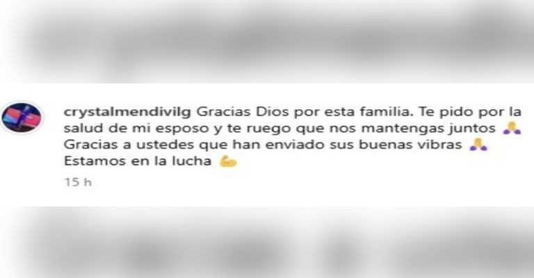 Crystal Mendivil hace dolorosa súplica tras problema de salud