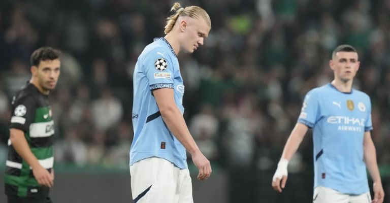 Haaland lamenta su falla desde los once pasos